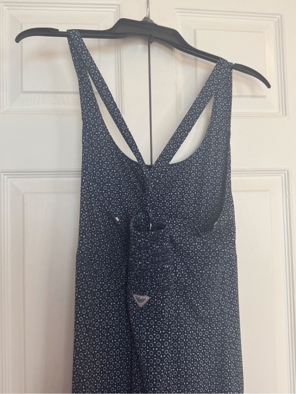 NWOT Columbia PFG navy and white long sundress, size XL - Picture 2 of 3